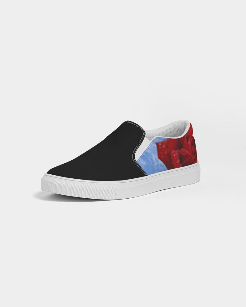 Red Rose Men's Slip-On Canvas Shoe