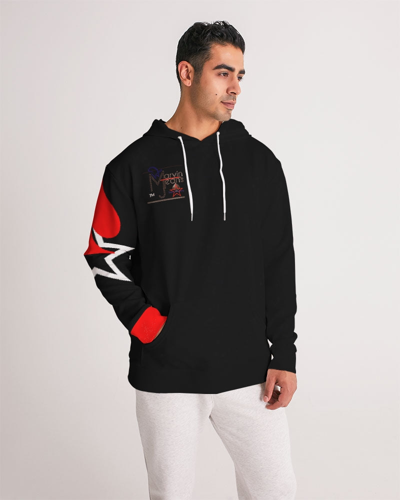 Black Stone 1.0 Men's All-Over Print Hoodie
