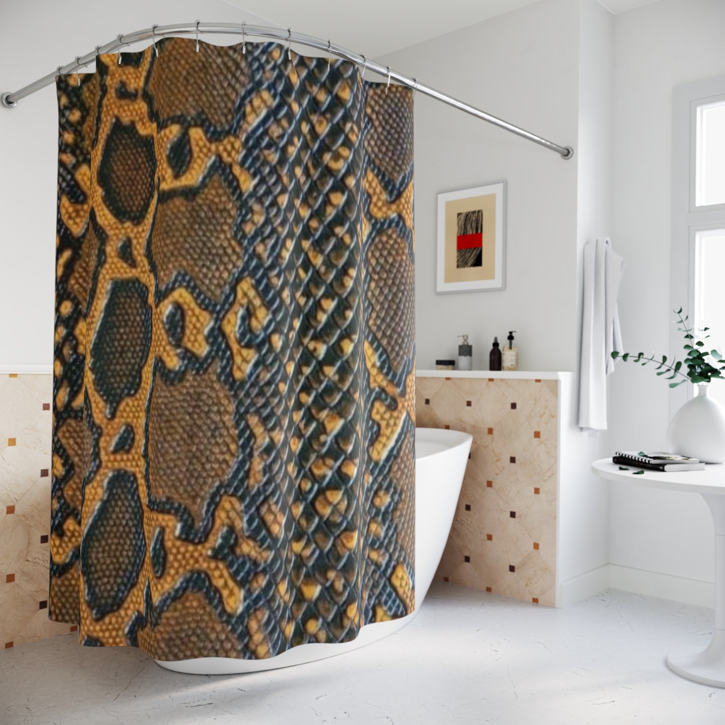 Calf Print Shower Curtains