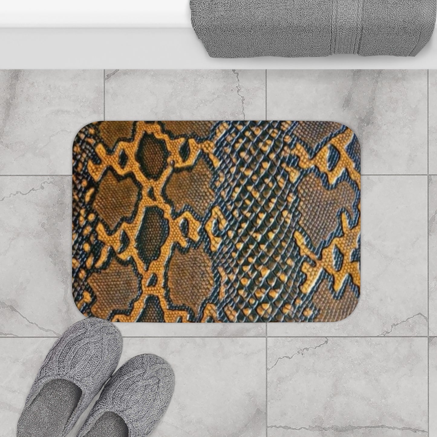 Calf Print Bath Mat
