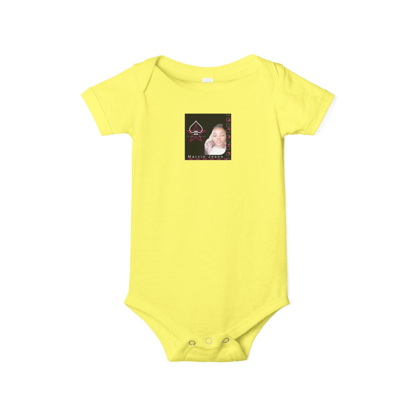 Trinity Cute Infant Jersey One Piece with Personalized Design, Baby Bodysuit, Newborn Gift, Baby Shower Present, Playtime Outfit