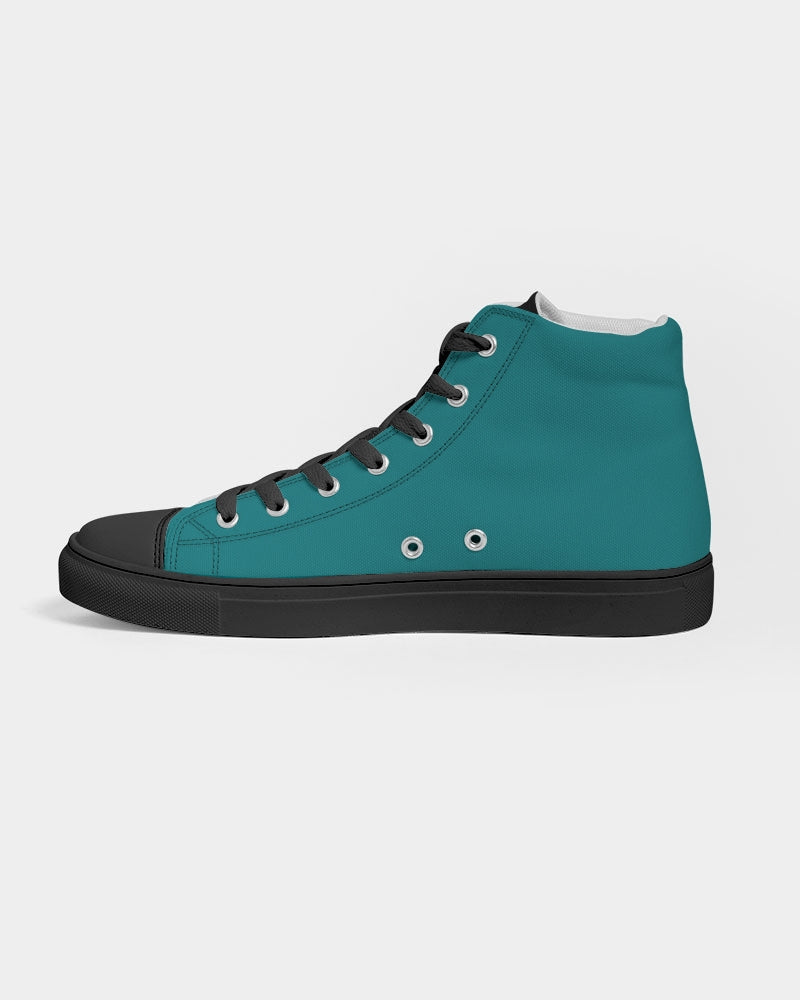 123 Men's Hightop Canvas Shoe - Black