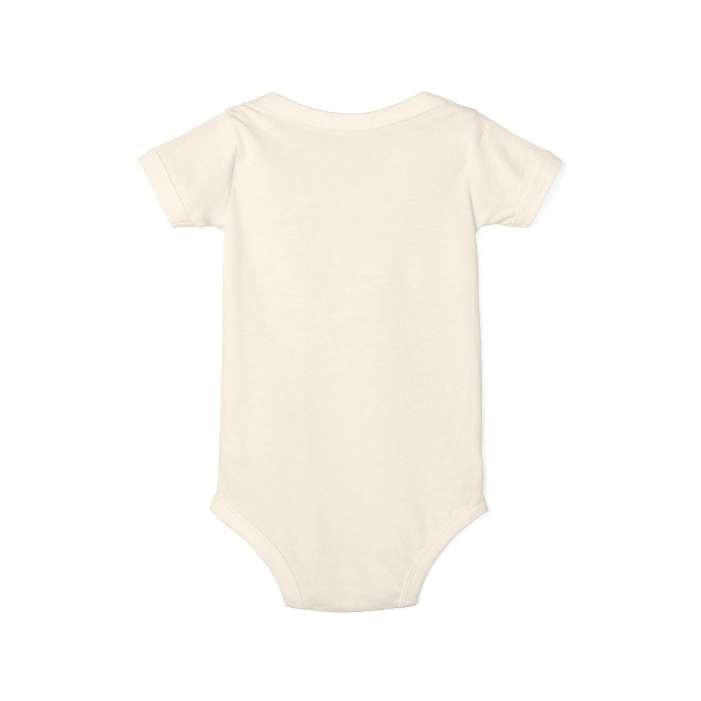 Trinity Cute Infant Jersey One Piece with Personalized Design, Baby Bodysuit, Newborn Gift, Baby Shower Present, Playtime Outfit
