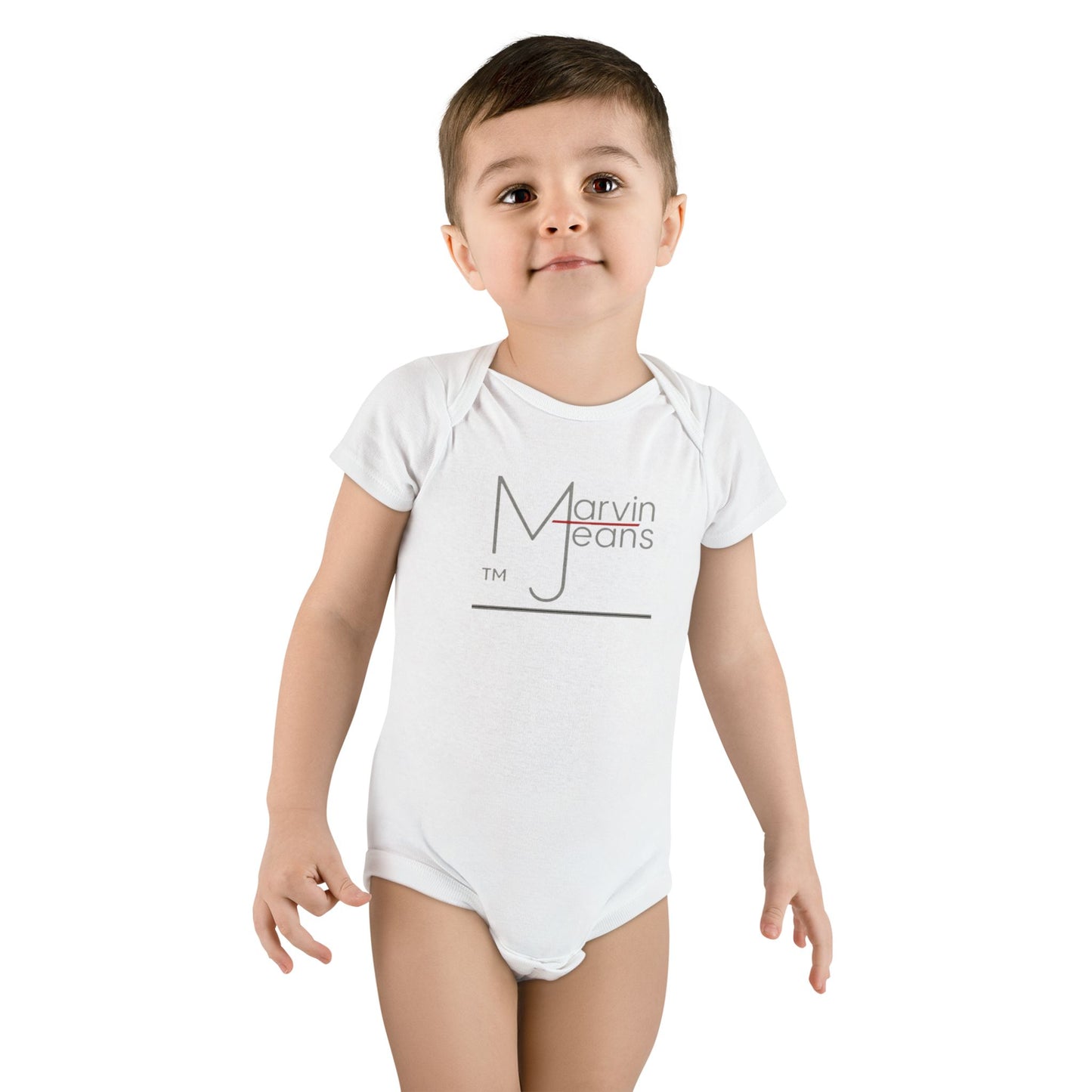 Marvin Jeans Baby Onesie, Cute Baby Shower Gift, Newborn Outfit, Infant Clothing, Personalized Baby Apparel