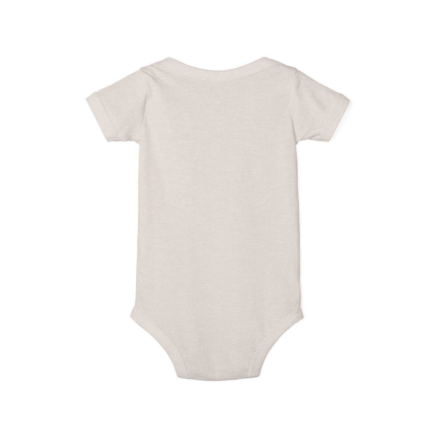 Trinity Cute Infant Jersey One Piece with Personalized Design, Baby Bodysuit, Newborn Gift, Baby Shower Present, Playtime Outfit