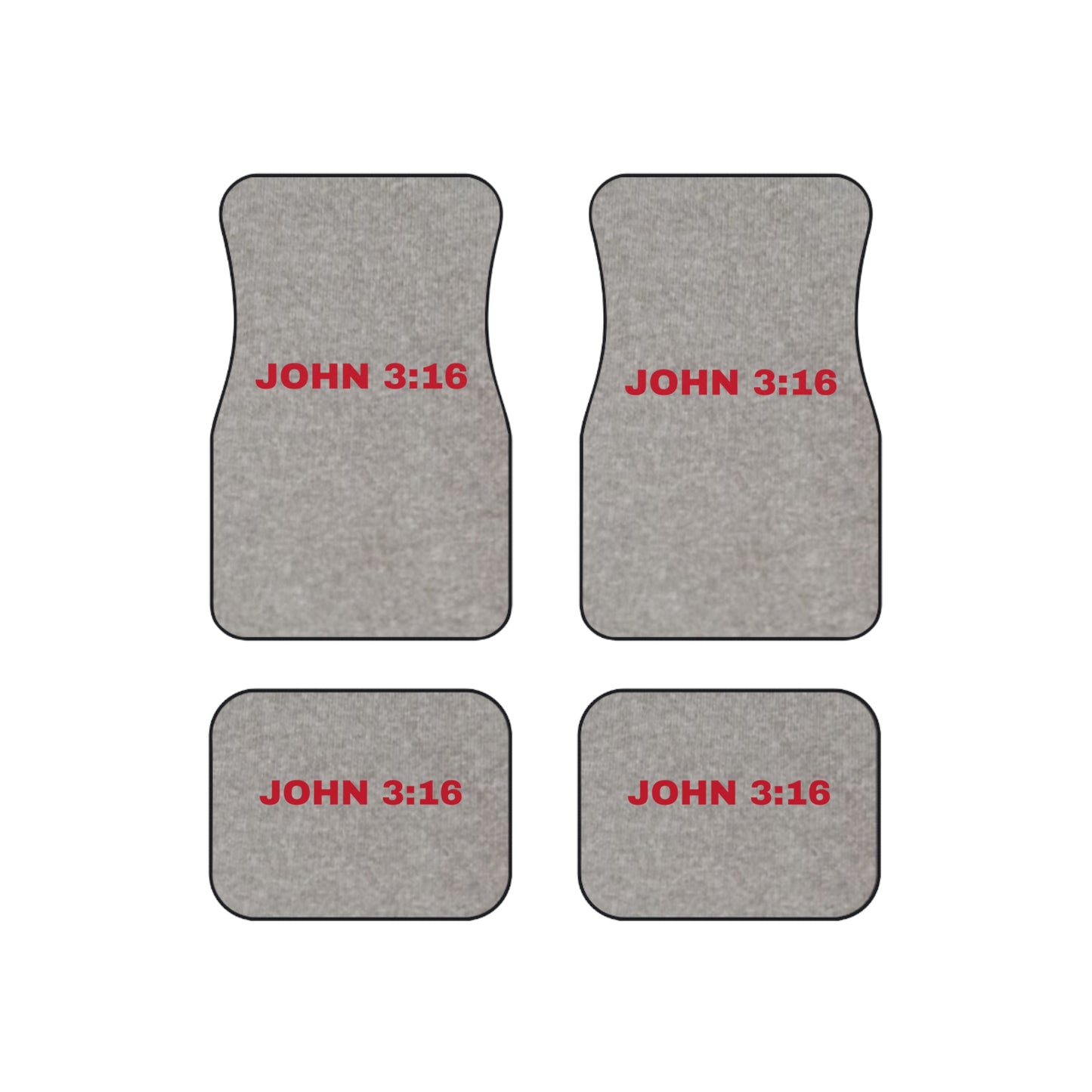 JOHN 3:16 Car Mats (Set of 4)