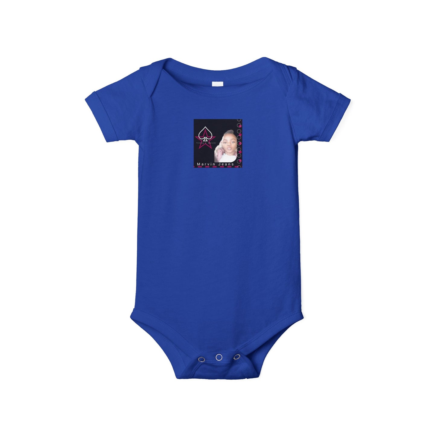 Trinity Cute Infant Jersey One Piece with Personalized Design, Baby Bodysuit, Newborn Gift, Baby Shower Present, Playtime Outfit