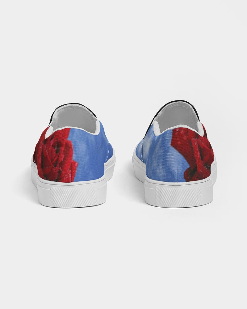 Red Rose Men's Slip-On Canvas Shoe
