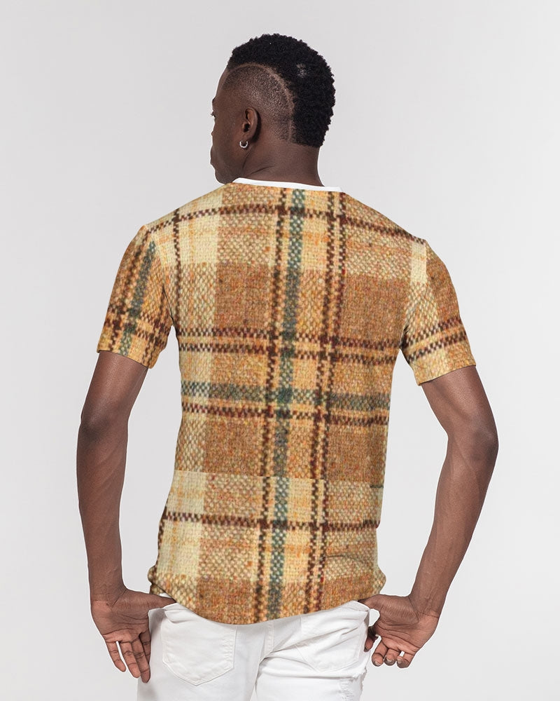 Elastic fabric Men's All-Over Print Pocket Tee