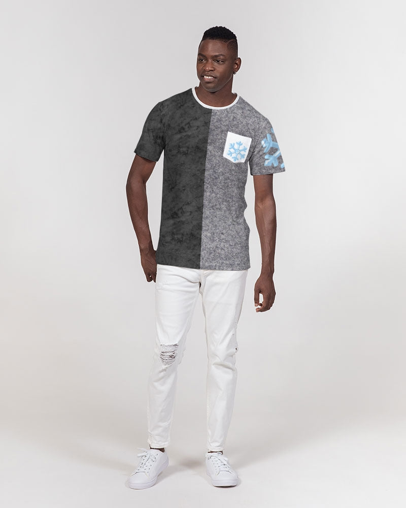 Holy Black Half Wool Men's All-Over Print Pocket Tee