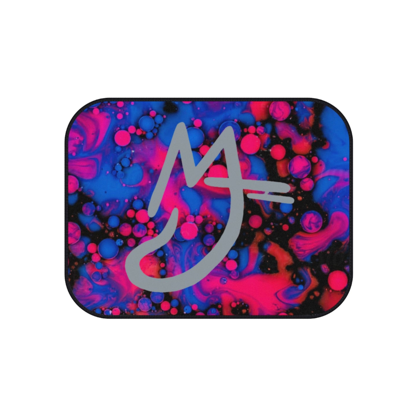 High Tide Vibrant Abstract Car Mats - Set of 4 with Stylish Design