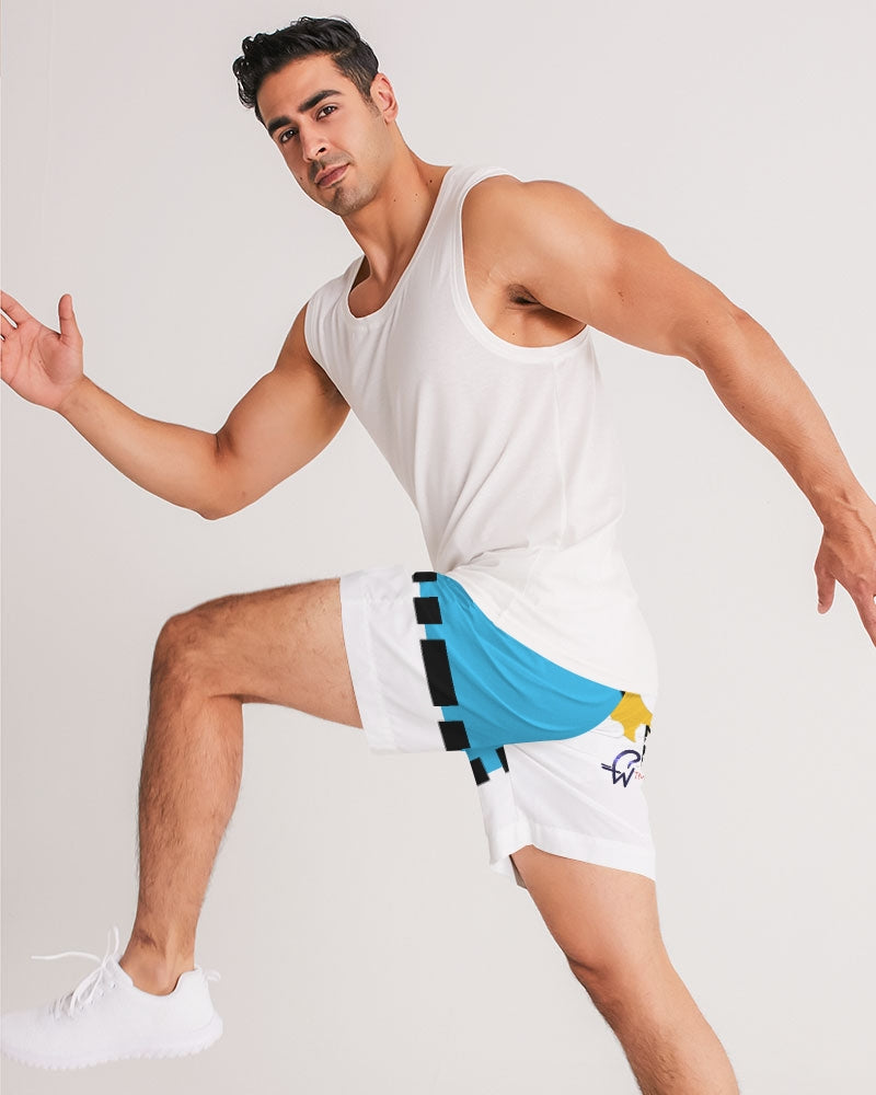 Under the moonlight Men's All-Over Print Jogger Shorts