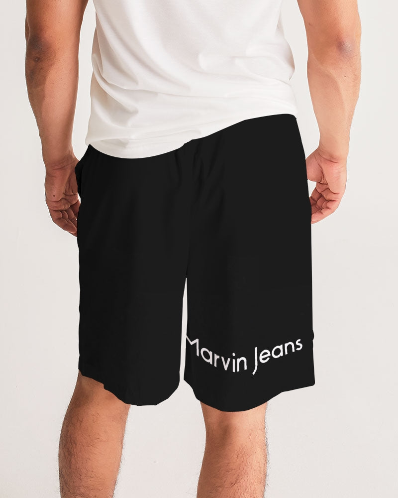 Black Excellence Men's All-Over Print Jogger Shorts