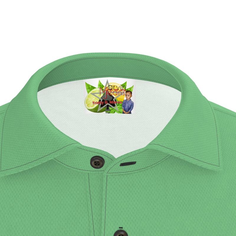 Lemon lime Luxury collar shirt