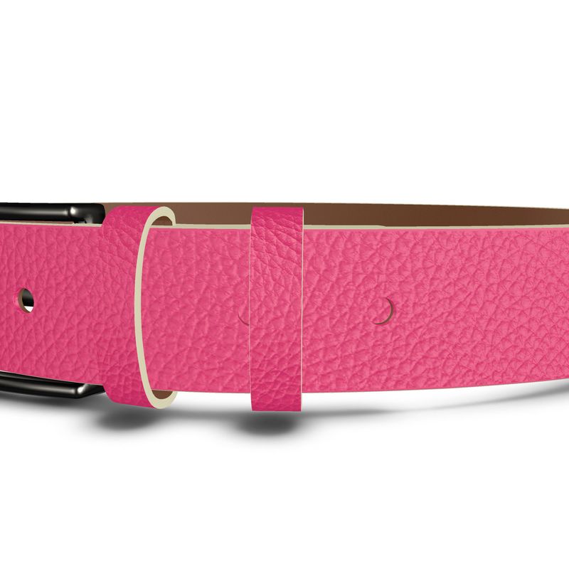 Lemon Lime candy Luxury Leather Belt collection
