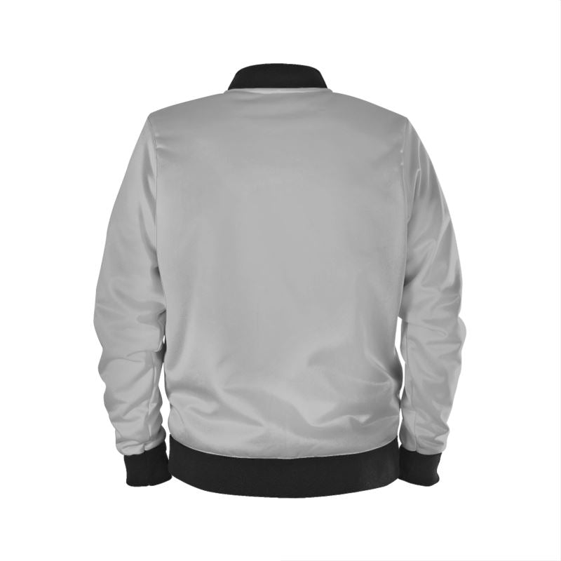 Light grey Mens Bomber Jacket