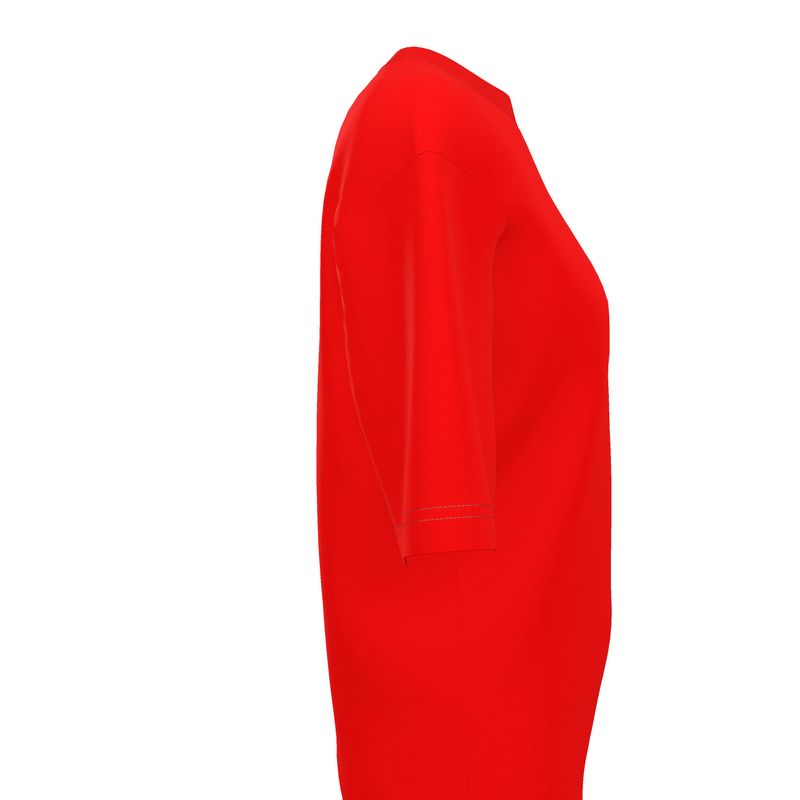 British Red Womens Oversized T-Shirt