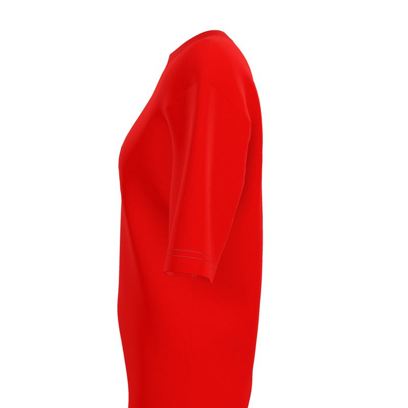 British Red Womens Oversized T-Shirt