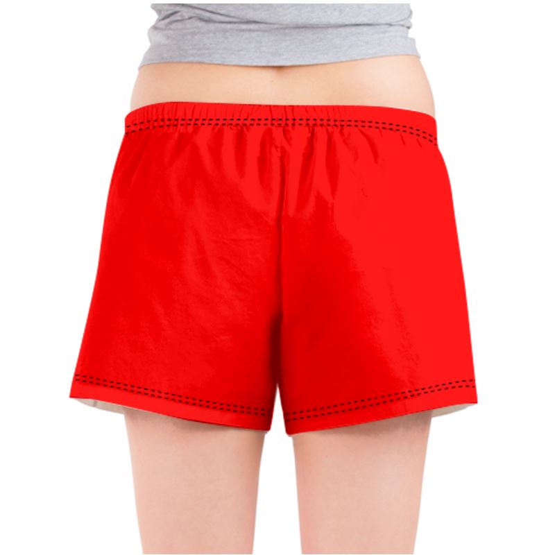 British Red Ladies Pajama Shorts