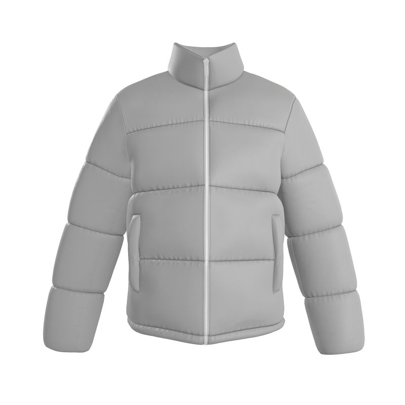 Light grey Mens Puffer Jacket