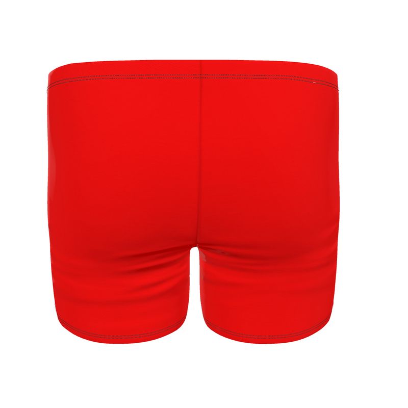 British Red Swimming Trunks