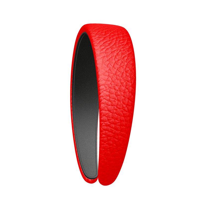 British Red Leather Headband