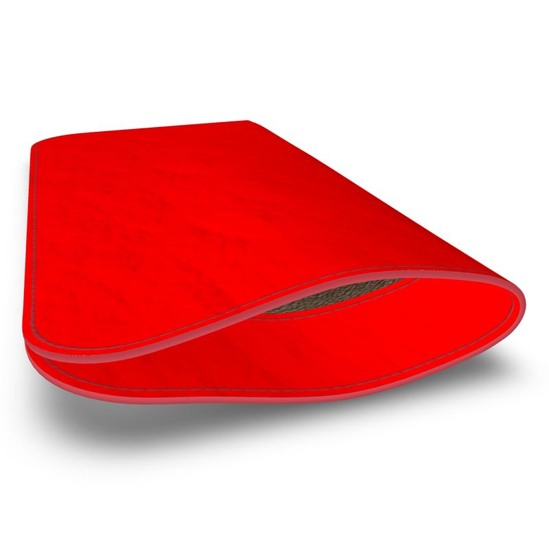 British Red Leather Glasses Case