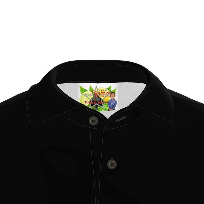 Black Gold All Back men's collar shirt