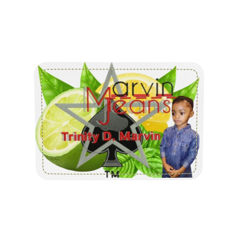 Black Gold Leather Pouch