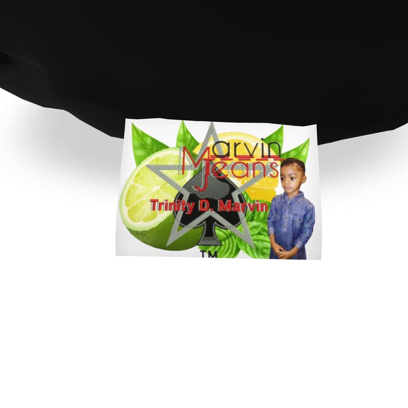 Black Gold Big Bolster Pillow