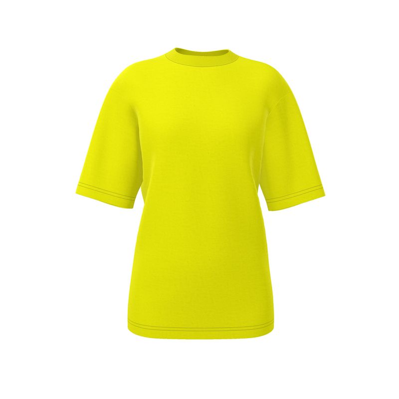 Light yellow Womens Oversized T-Shirt