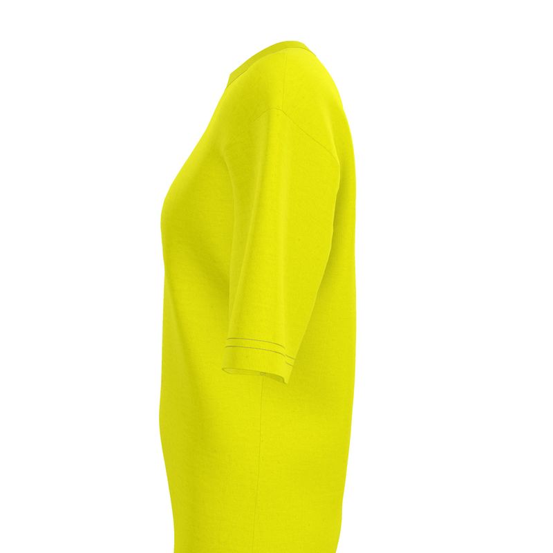 Light yellow Womens Oversized T-Shirt
