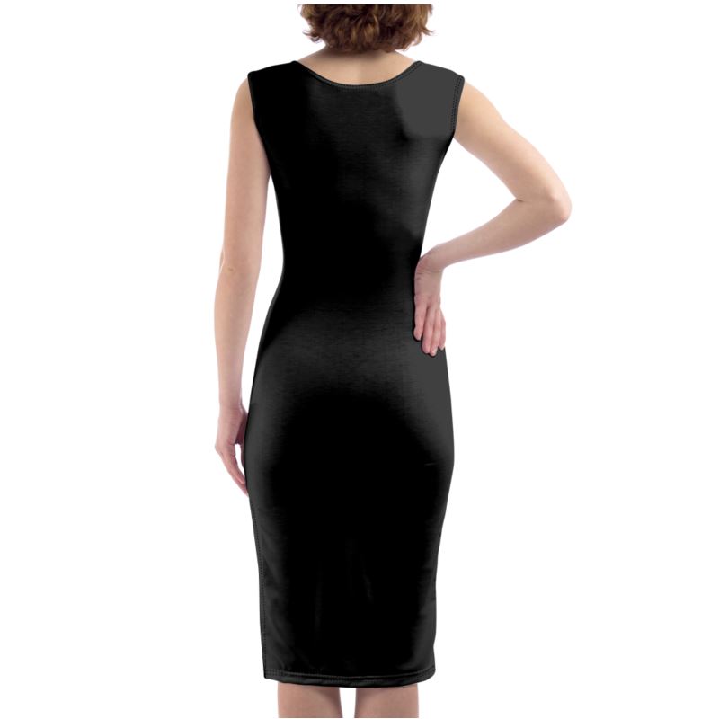 Black Gold Bodycon Dress