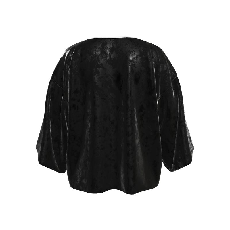 Black Gold Kimono Jacket