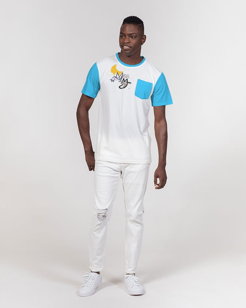 Under the moonlight Men's All-Over Print Pocket Tee