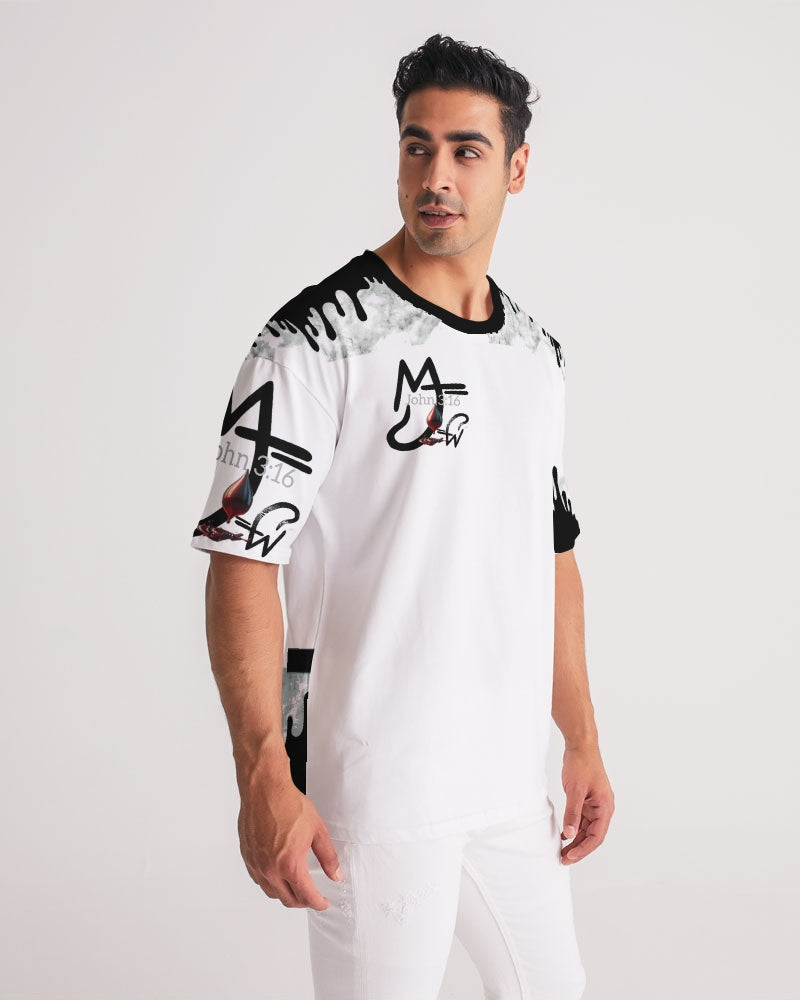 Nothing but the blood Men's All-Over Print Premium Heavyweight Tee