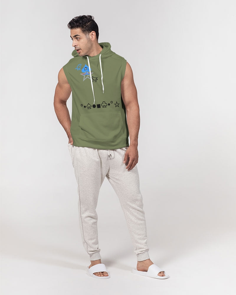 It's the BRAND for me Men's All-Over Print Heavyweight Sleeveless Hoodie