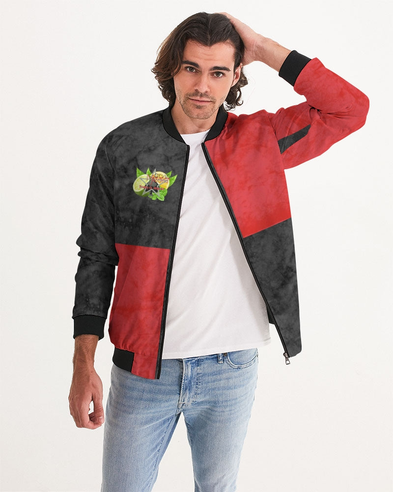 Holy Black Holy Red Men's All-Over Print Bomber Jacket