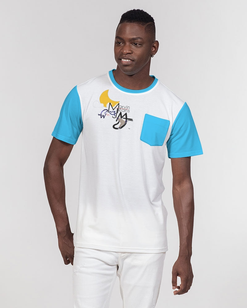 Under the moonlight Men's All-Over Print Pocket Tee