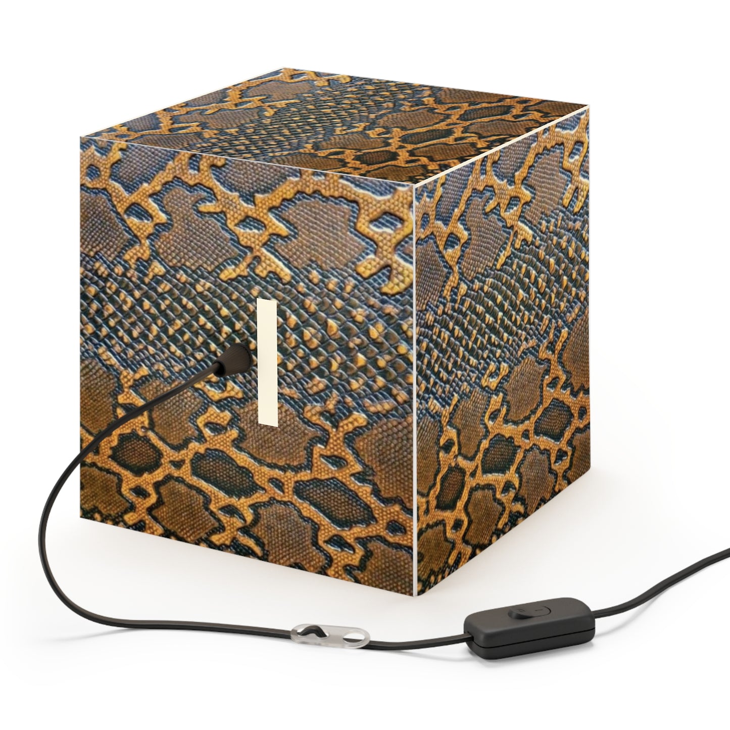 Calf Print Light Cube Lamp