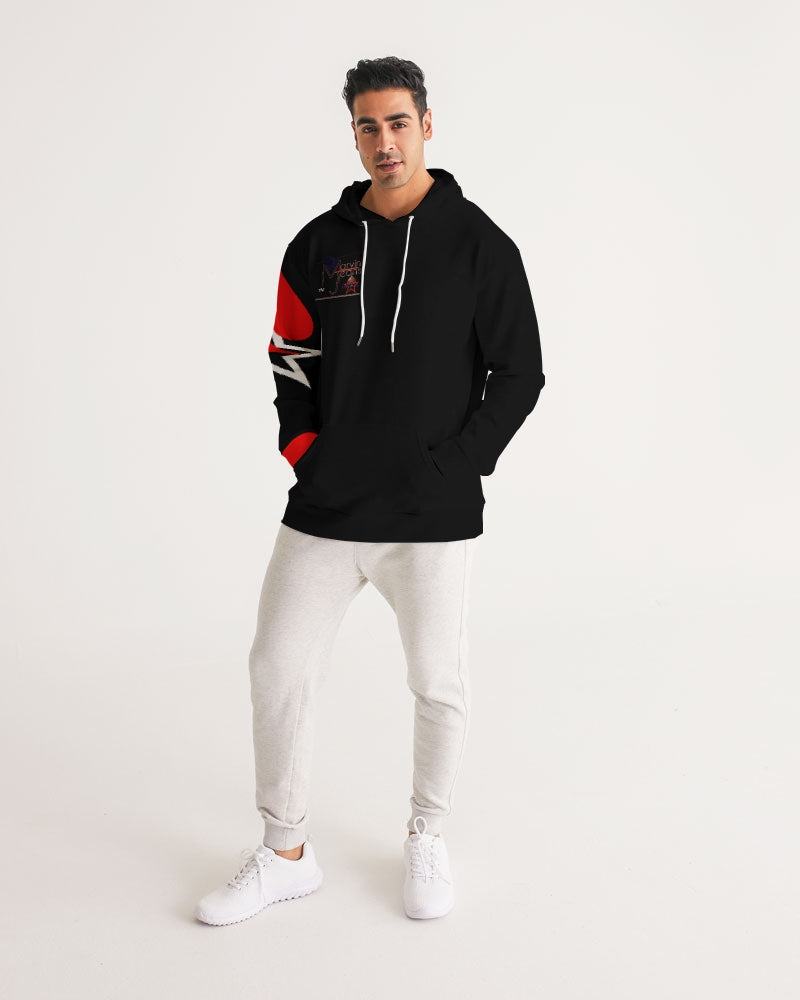 Black Stone 1.0 Men's All-Over Print Hoodie