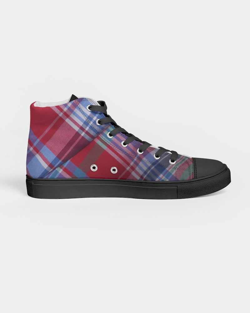 Plaids by Marvin Jeans and Trinity D Marvin Men's High top Canvas Shoe - Black