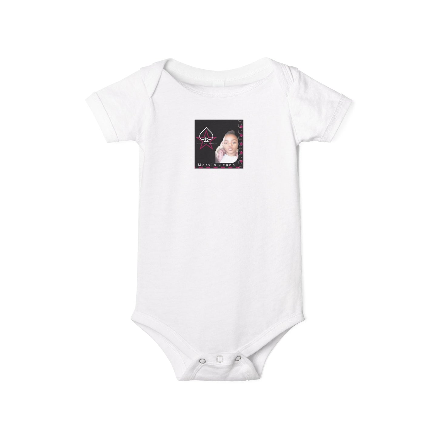 Trinity Cute Infant Jersey One Piece with Personalized Design, Baby Bodysuit, Newborn Gift, Baby Shower Present, Playtime Outfit