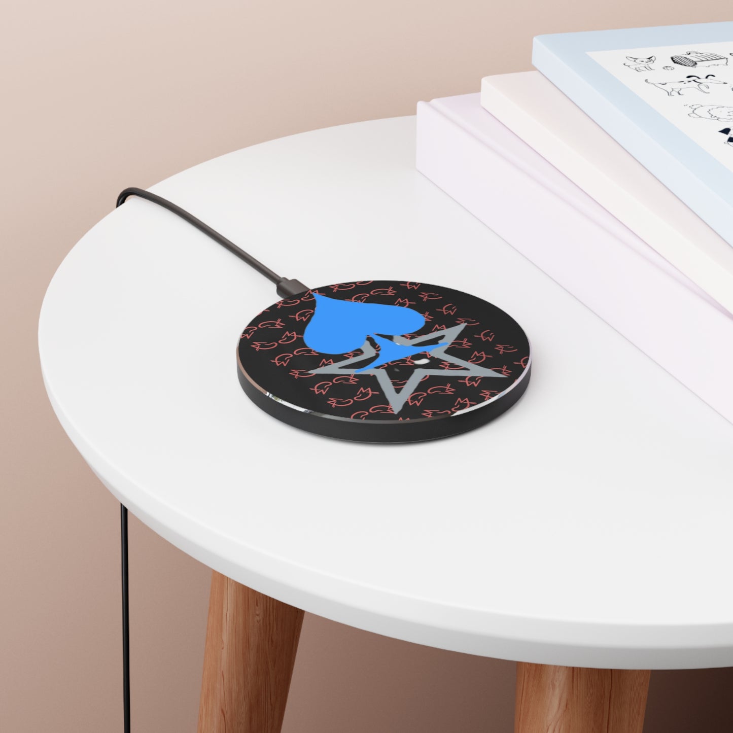 MJ Red Wireless Charger