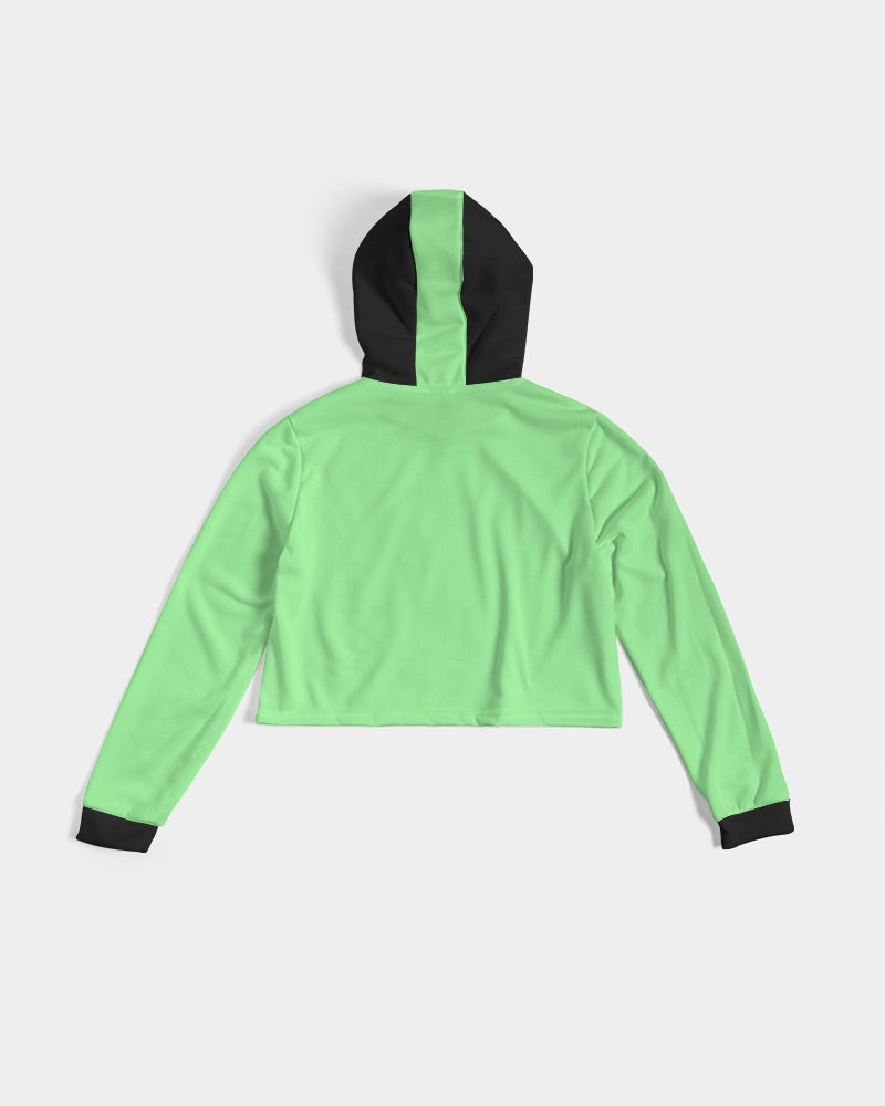 Hey Papi Women's All-Over Print Cropped Hoodie