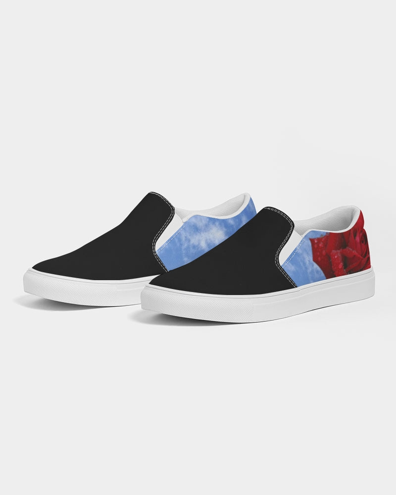 Red Rose Men's Slip-On Canvas Shoe