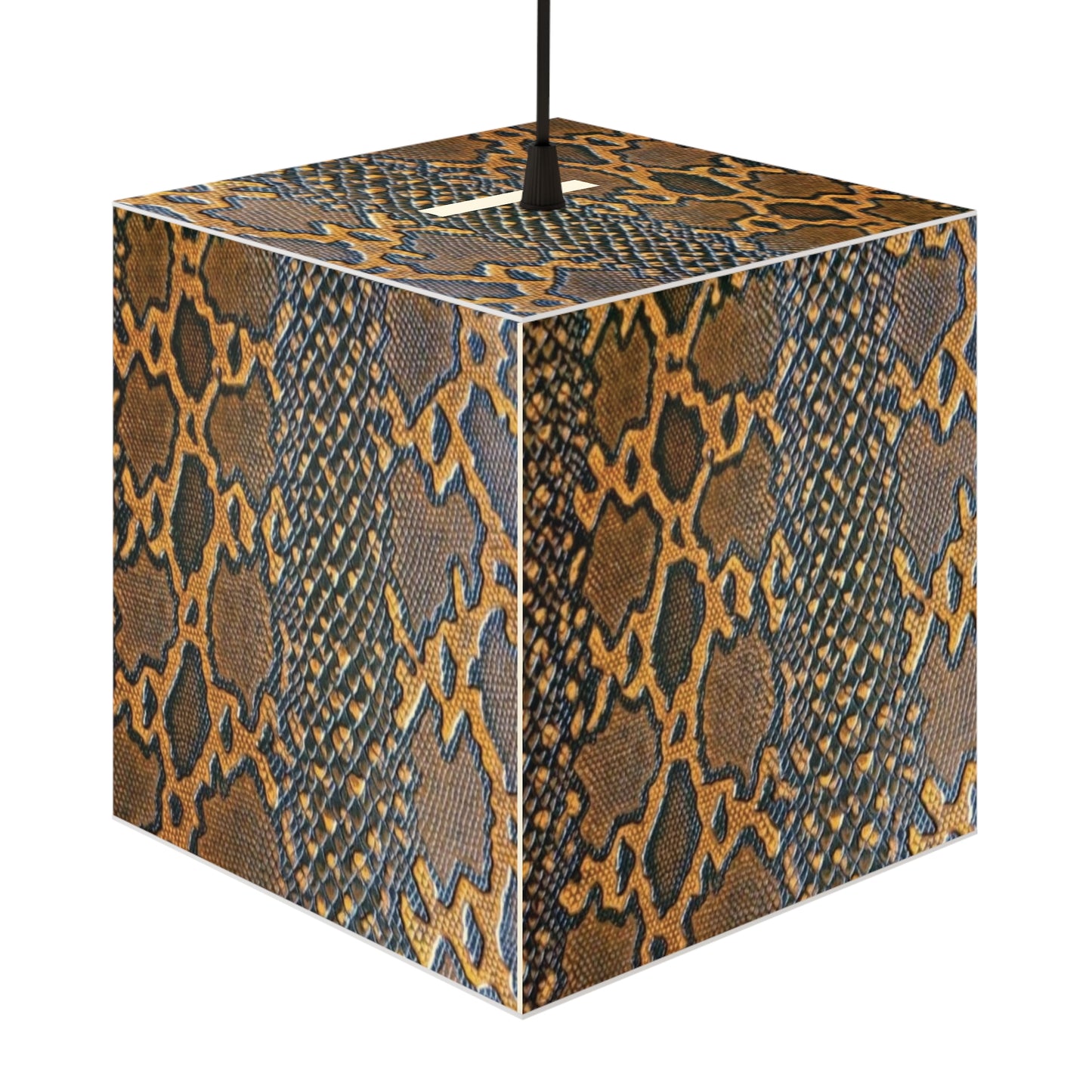 Calf Print Light Cube Lamp