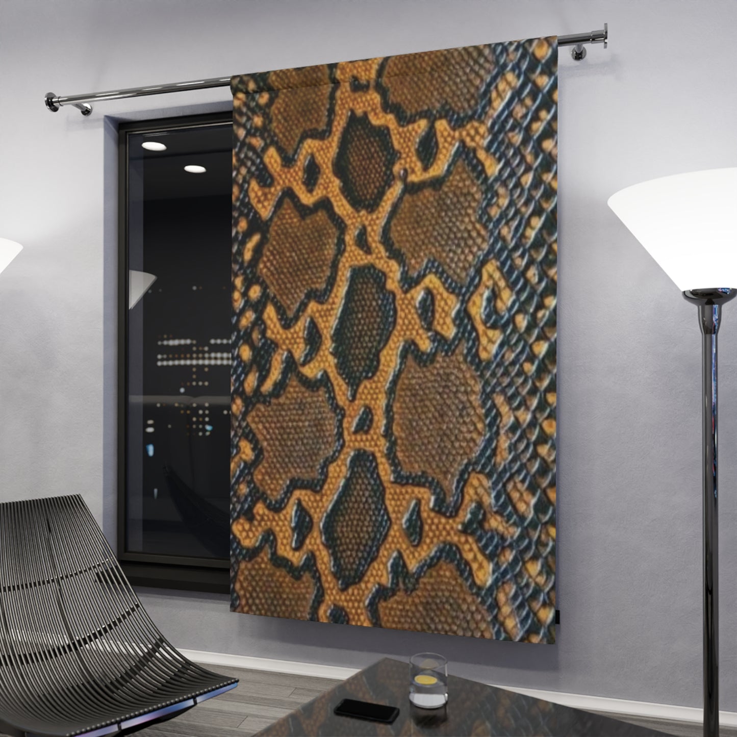 Calf print Window Curtains (1 Piece)