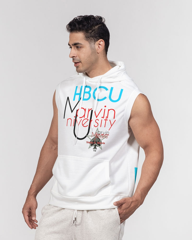 Marvin University HBCU Men's All-Over Print Heavyweight Sleeveless Hoodie