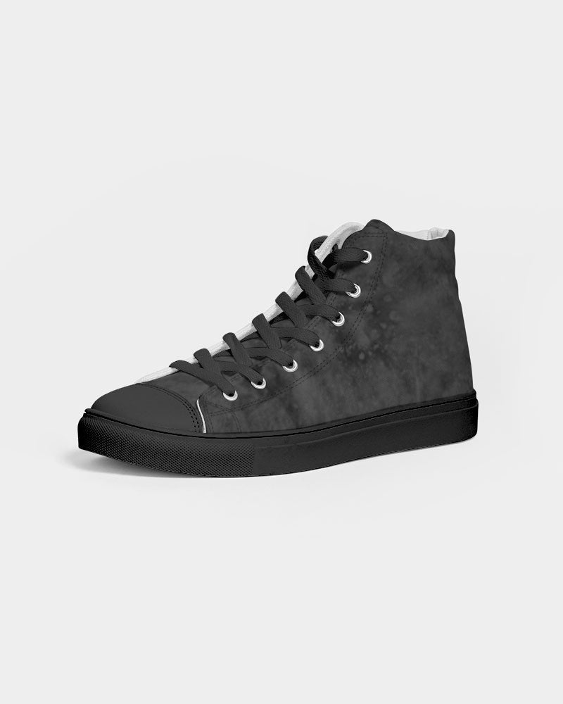 Holy Black Men's Hightop Canvas Shoe - Black